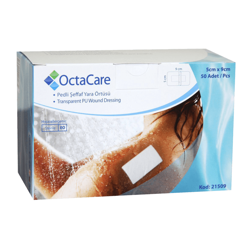 OctaCare Şeffaf Yara Örtüsü - 21509	5 cm x 9 cm	50 Adet