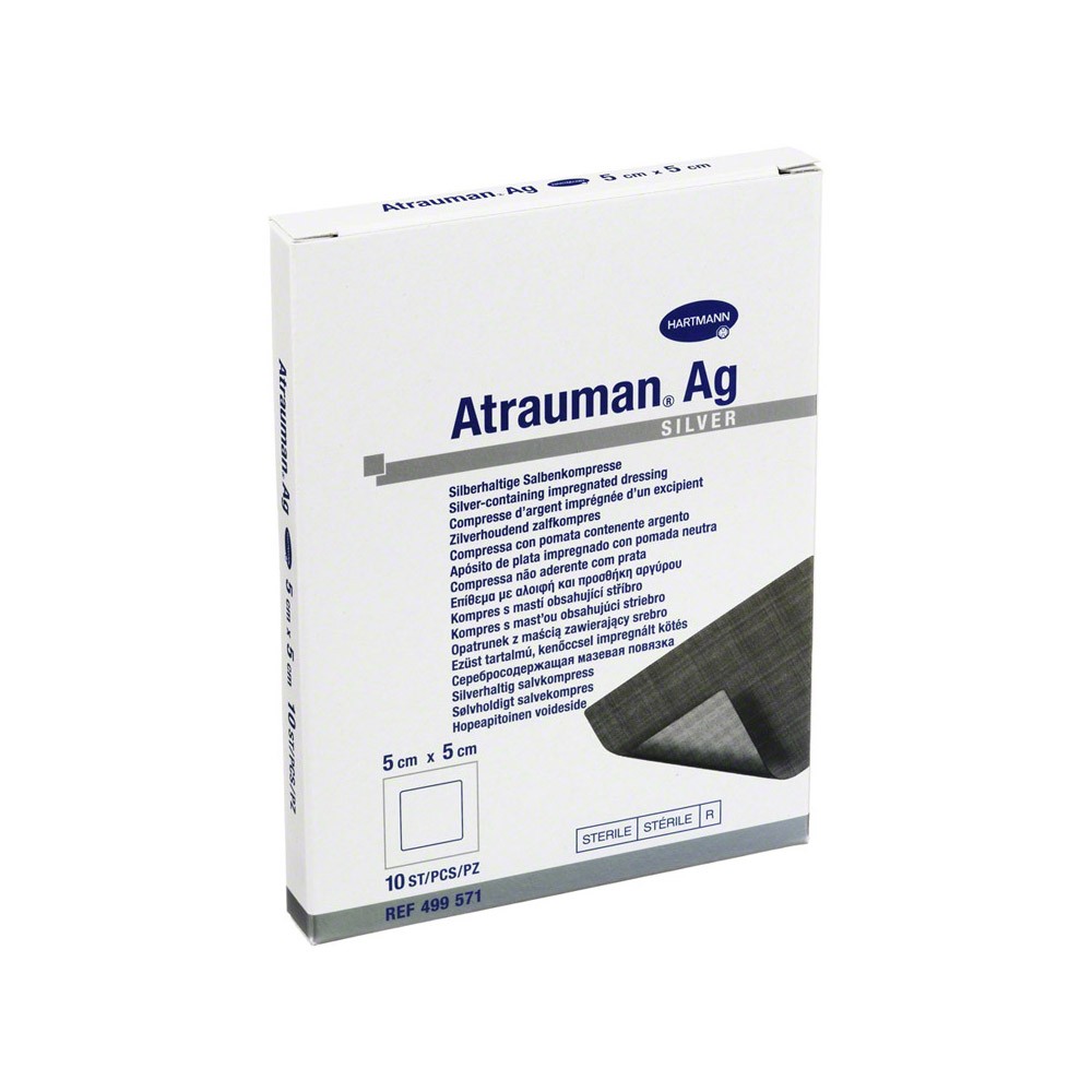 Atrauman AG Gümüş İçerikli Tül Yara Örtüsü - 5 cm x 5 cm