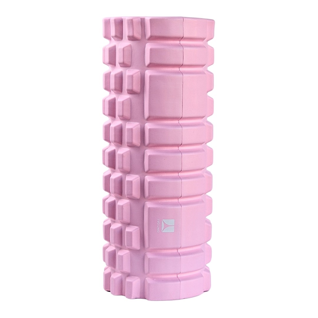 Yüksek Yoğunlukta Orta Sert Deluxe Foam Roller Masaj Köpüğü Pilates Masaj Rulosu Tırtıklı Yoga Roller Isınma Roller