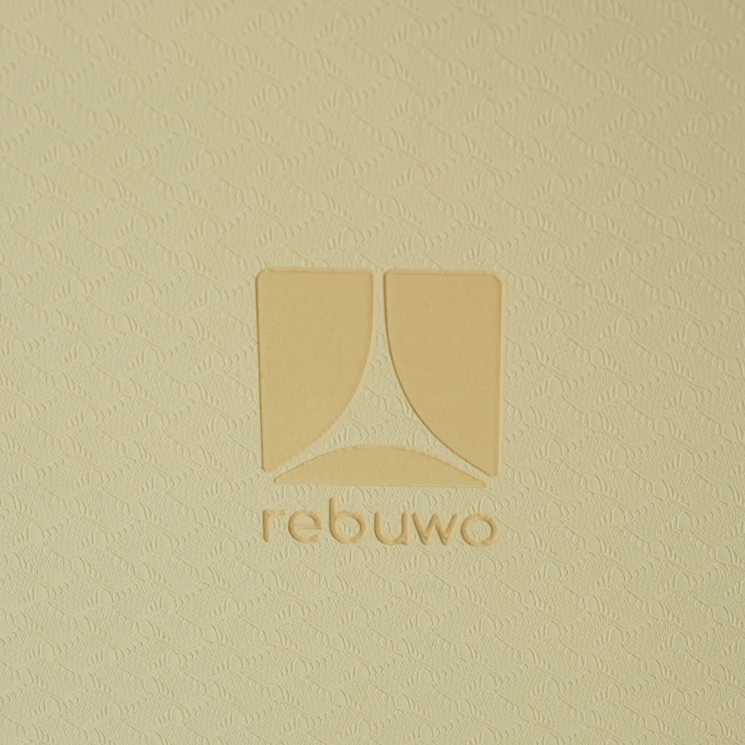 Rebuwo Çift Taraflı Armonia Yoga Pilates Matı 6mm Kaymaz Hafif Taşınabilir – Lila & Sarı (Butter Yellow)