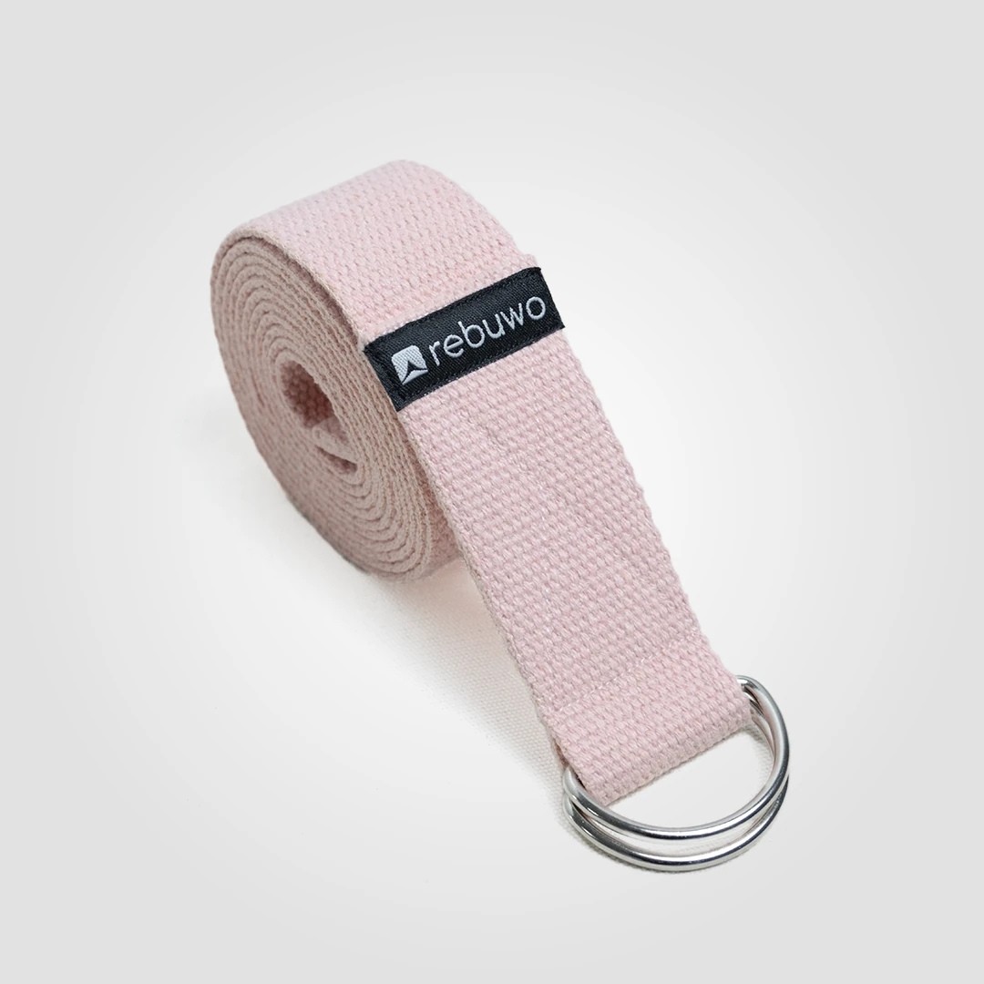 Rebuwo Yoga Kemeri 3'lü Set(Koyu Mor+Pastel Pembe+Bej)