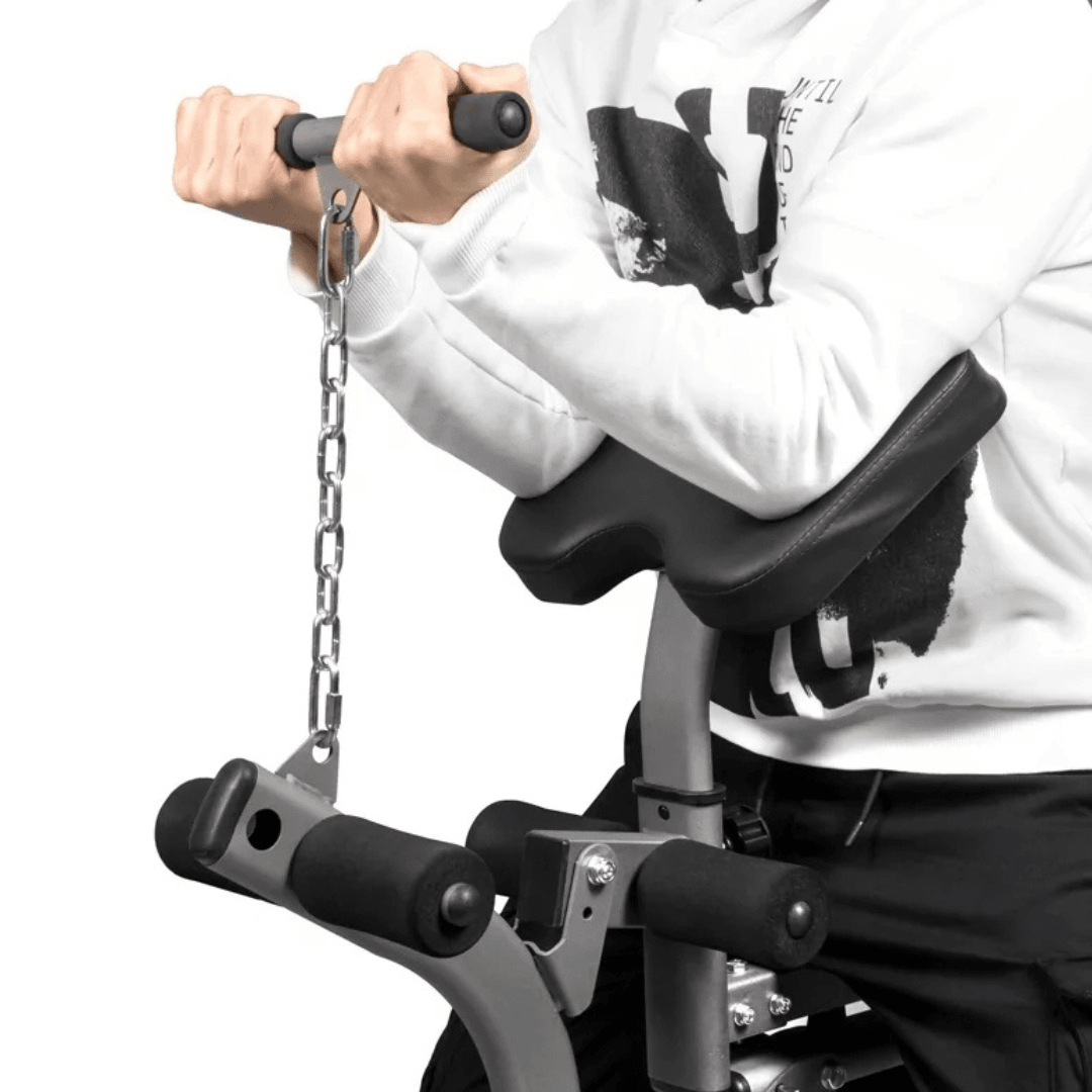 Woqes & Rebuwo Fitness Seti | Rebuwo Çok Fonksiyonlu Katlanabilir Bench Sehpası + 28 kg Ayarlanabilir Dambıl & Barbell Seti + İkili Paralel Dip Bar + WOQES 10 mm NBR Yoga Matı(Mavi)