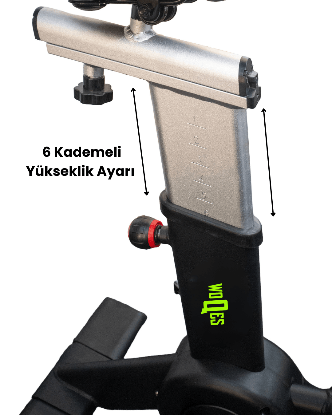 WOQES Air Bike Hava Dirençli Kondisyon Bisikleti