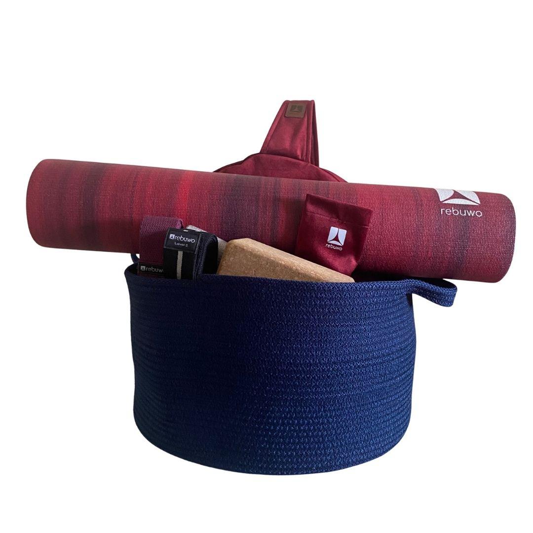 Rebuwo Yılbaşı Yoga & Meditasyon Sepeti Bordo Set