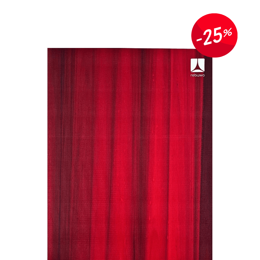 Rebuwo PER Yoga Matı Bordo 5mm, Ekolojik Fitness Matı, Kaydırmaz, Burgundy, Non-Slip & Sustainable