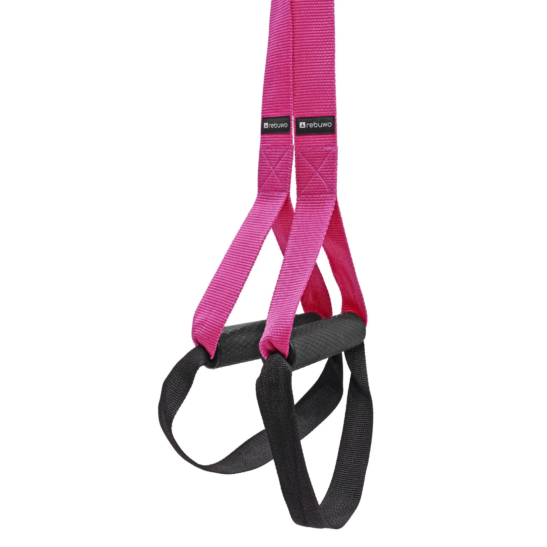Rebuwo Suspension Trainer Cross Training Egzersiz Seti Açık Pembe
