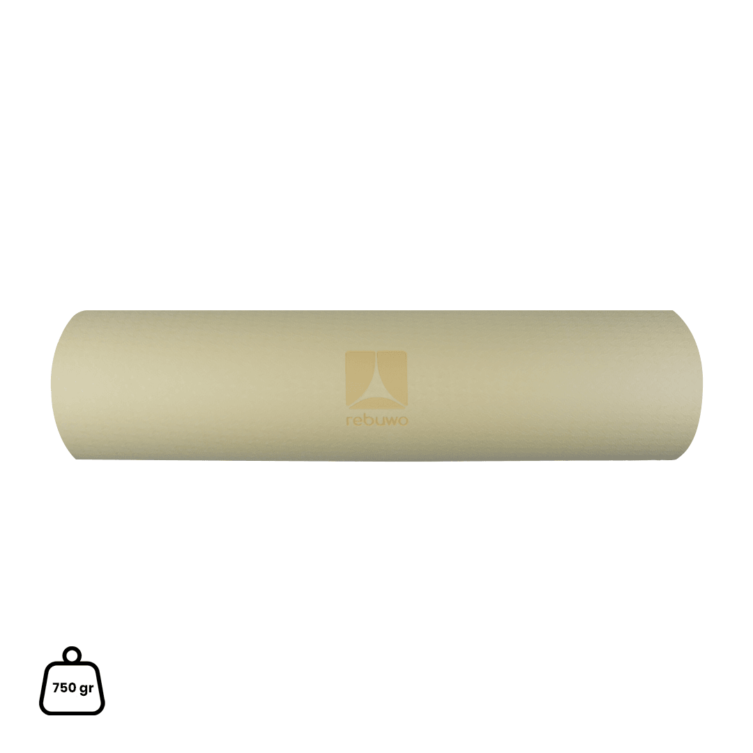 Rebuwo Çift Taraflı Armonia Yoga Pilates Matı 6mm Kaymaz Hafif Taşınabilir – Lila & Sarı (Butter Yellow)