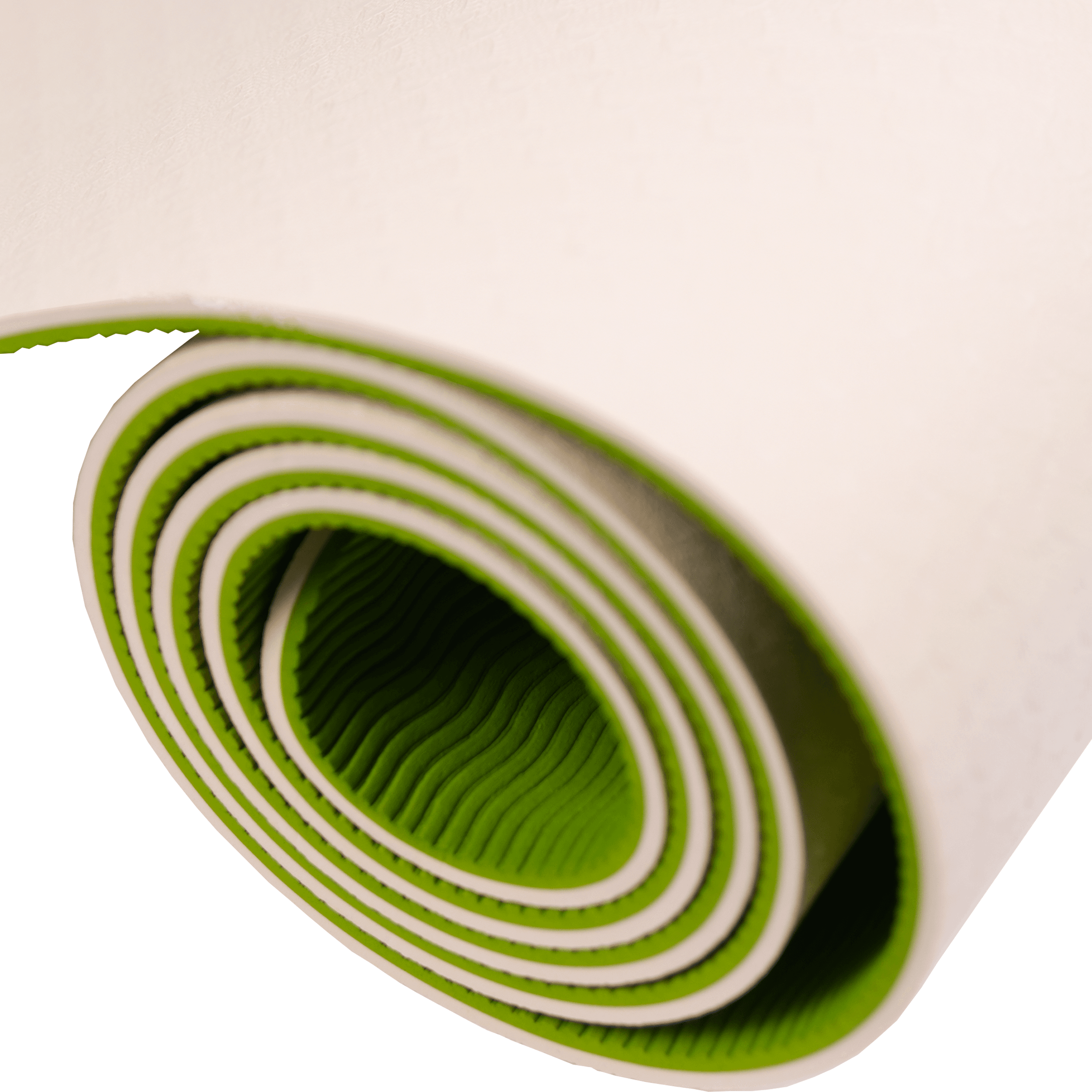 Rebuwo Çift Taraflı Armonia Yoga Pilates Matı 6mm Kaymaz Hafif Taşınabilir – Yeşil & Krem