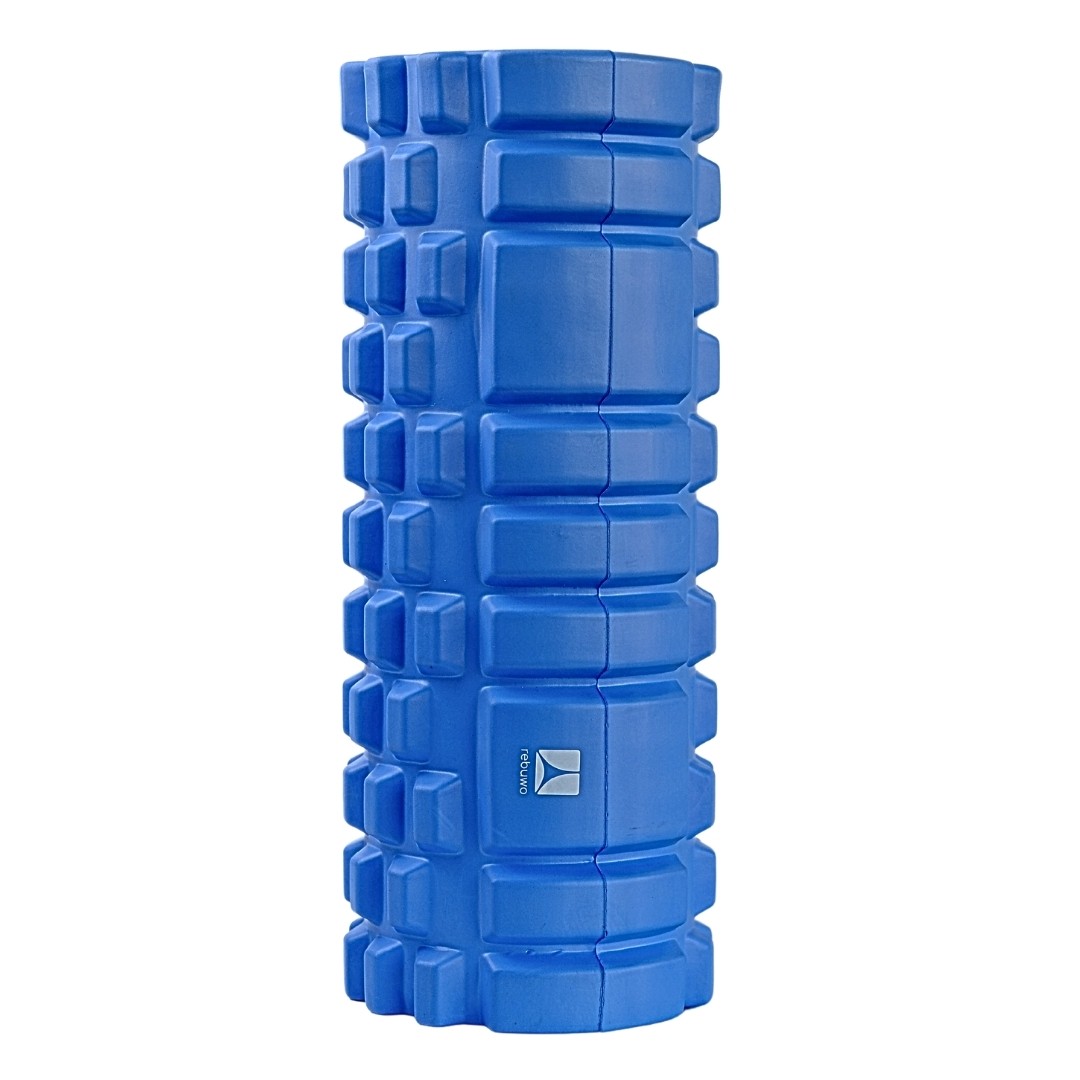 Yüksek Yoğunlukta Orta Sert Deluxe Foam Roller Masaj Köpüğü Pilates Masaj Rulosu Tırtıklı Yoga Roller Isınma Roller