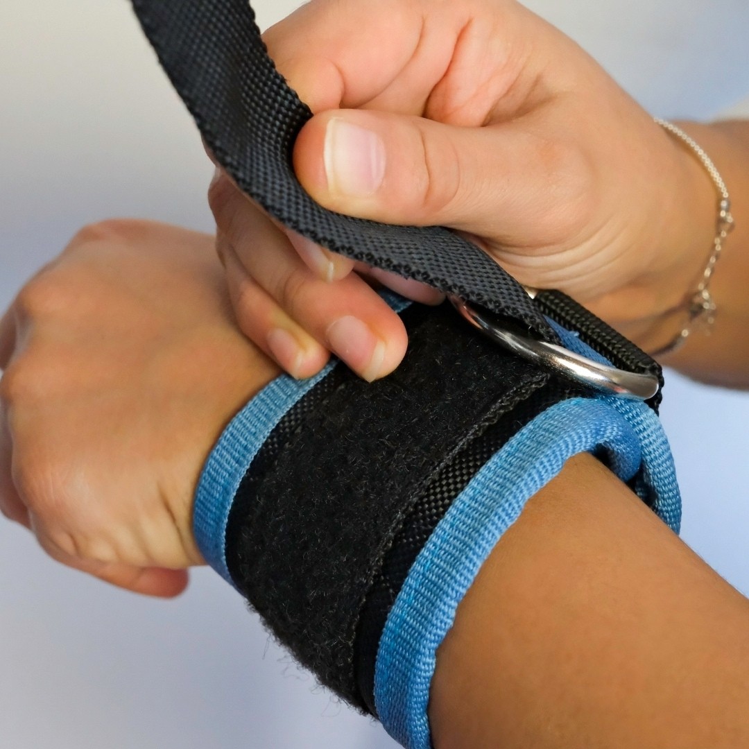 Rebuwo Ayarlanabilir Ayak/Bilek Ağırlık Kayışı – Fitness & Egzersiz İçin D-Halkalı Çekiş Askısı (2’li Set)