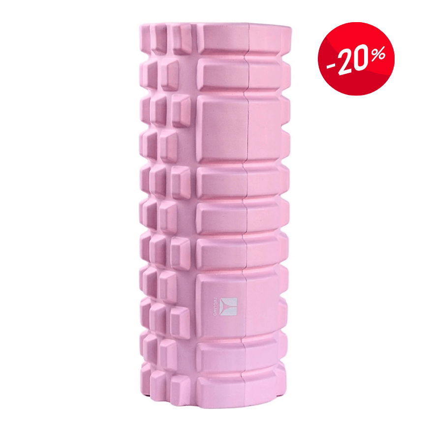 Yüksek Yoğunlukta Orta Sert Deluxe Foam Roller Masaj Köpüğü Pilates Masaj Rulosu Tırtıklı Yoga Roller Isınma Roller