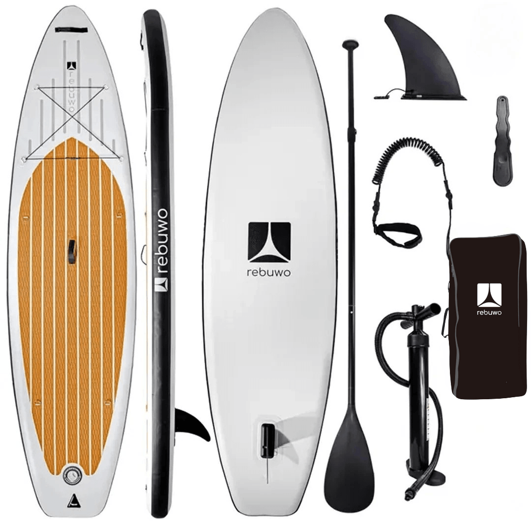 (Ön Sipariş) Rebuwo Sup Şişme Sörf Tahtası Stand Up Paddle Board 82*320*15 Cm 