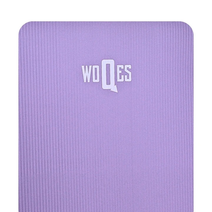 Woqes Konforlu ve Kaymaz NBR Yoga Matı Pilates Matı – 10 mm Kalınlık | Ekstra Destekli ve Dayanıklı Tasarım 