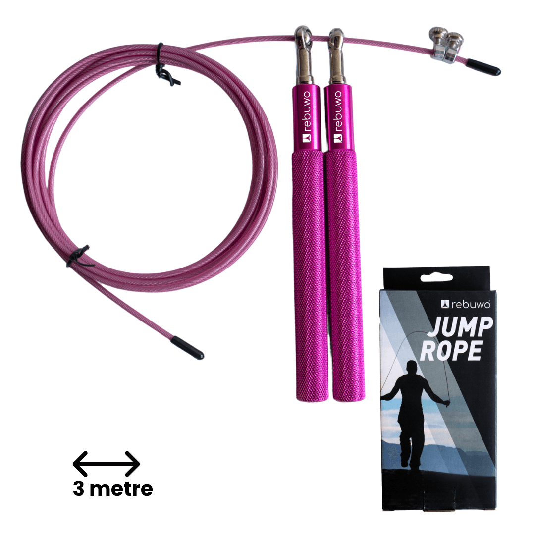 Rebuwo Pembe 3 Metre Ayarlanabilir Hızlı Atlama İpi