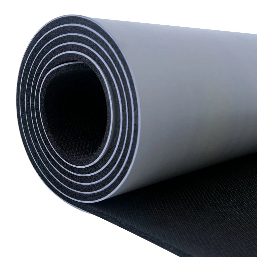(OUTLET) Rebuwo Kaydırmaz Doğal Kauçuk Yoga Matı Pilates Mat Açık Menekşe Desenli