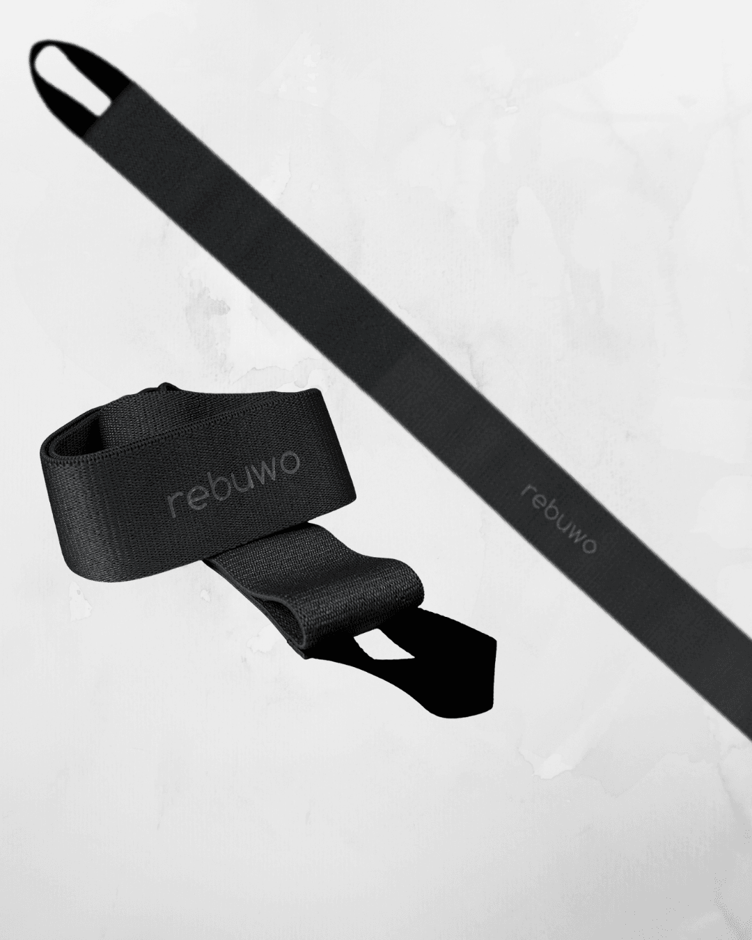 Rebuwo Resistance Strap 4.5kg - Pull Up Strap Black Set