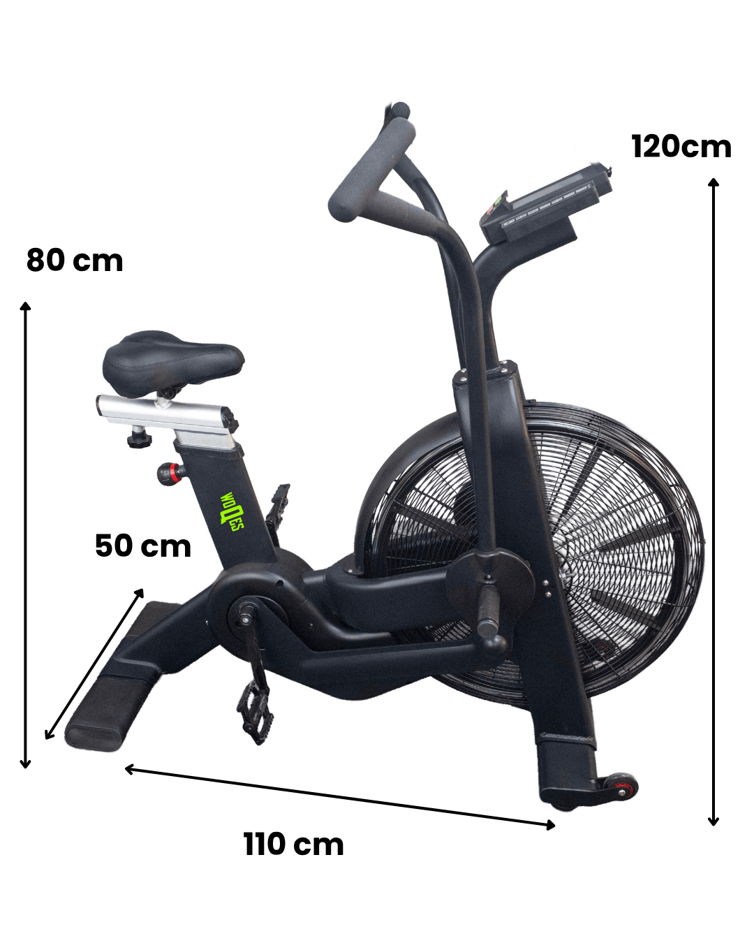 WOQES Air Bike Hava Dirençli Kondisyon Bisikleti