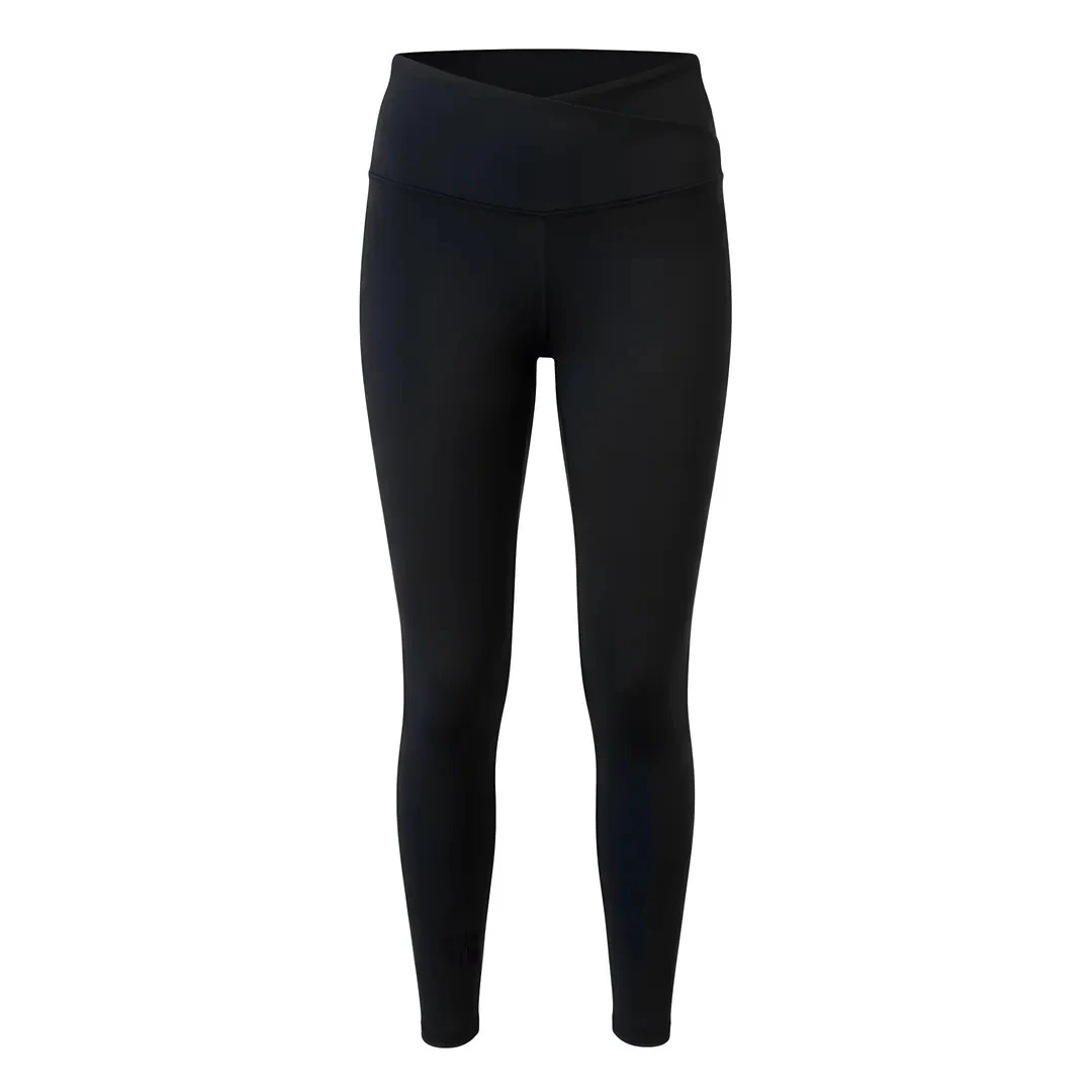 Rebuwo Siyah Yüksek Bel Toparlayıcı Likralı Tayt