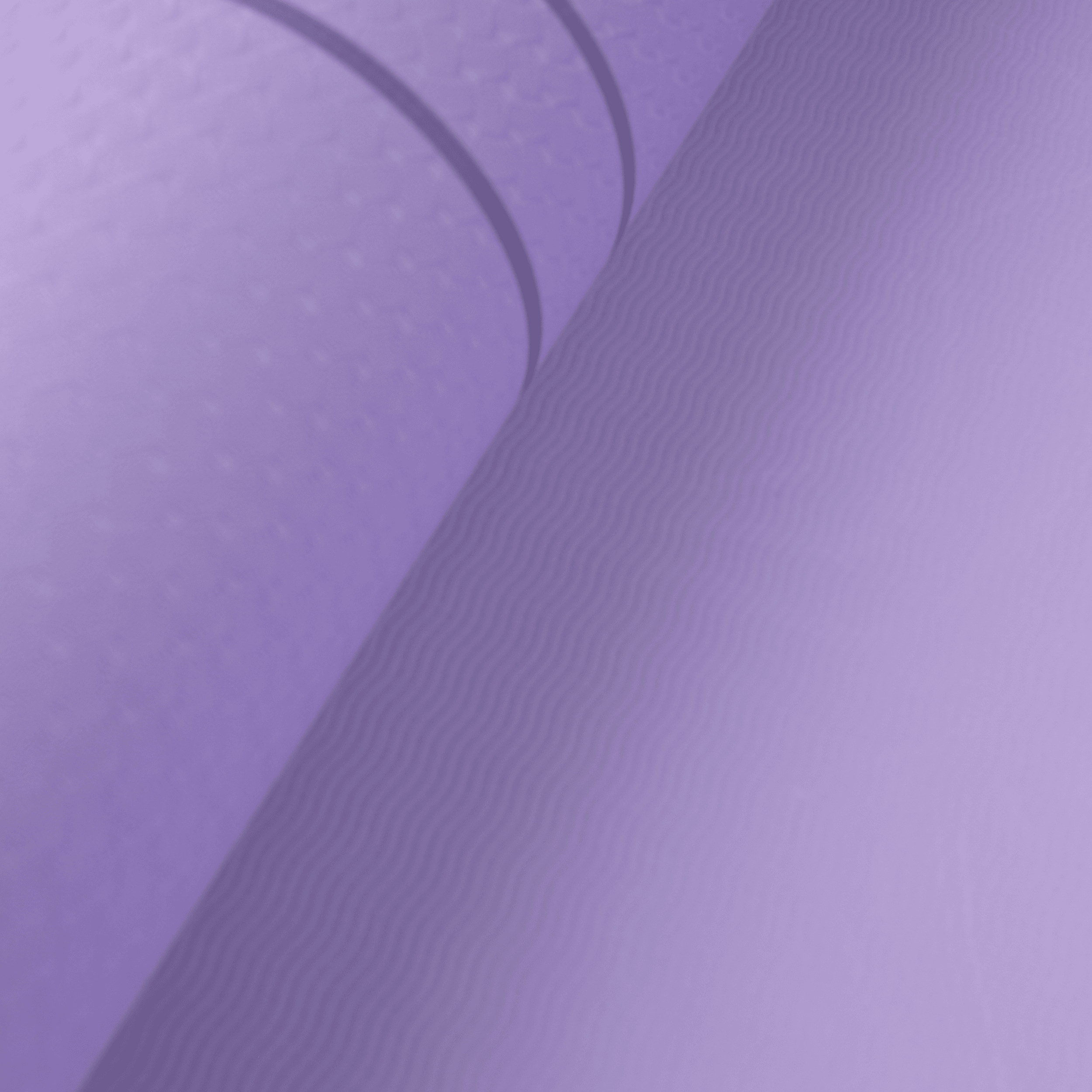 Rebuwo Çift Çizgi Tasarımlı Armonia Yoga Pilates Matı 8 mm Kaymaz Hafif Taşınabilir - Koyu Lila