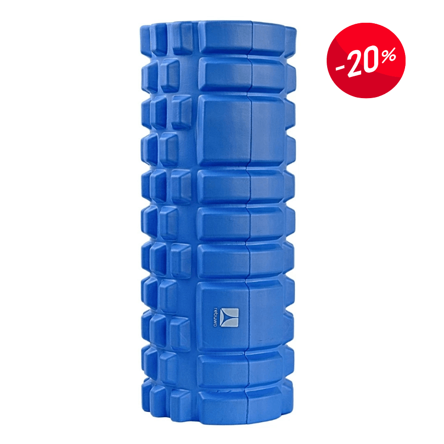 Yüksek Yoğunlukta Orta Sert Deluxe Foam Roller Masaj Köpüğü Pilates Masaj Rulosu Tırtıklı Yoga Roller Isınma Roller