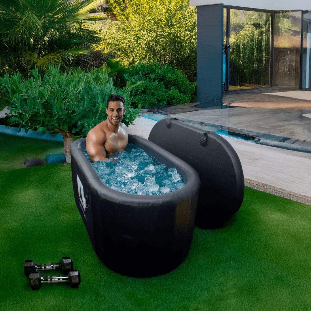 Rebuwo Sporcu Buz Küveti Küçük– 150 x 85 x 65 cm, 420 L Kapasite | Sporcular ve Soğuk Su Terapisi