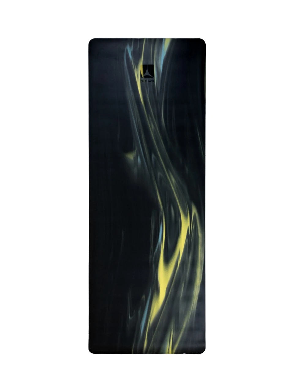 Rebuwo Kaydırmaz Doğal Kauçuk Yoga Matı Pilates Mat Siyah Yeşil Desenli