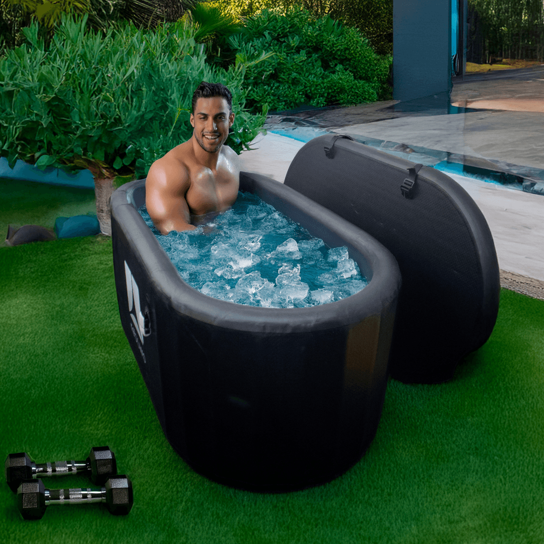 Rebuwo Sporcu Buz Küveti Büyük– 170 x 85 x 65 cm, 476 L Kapasite | Sporcular ve Soğuk Su Terapisi