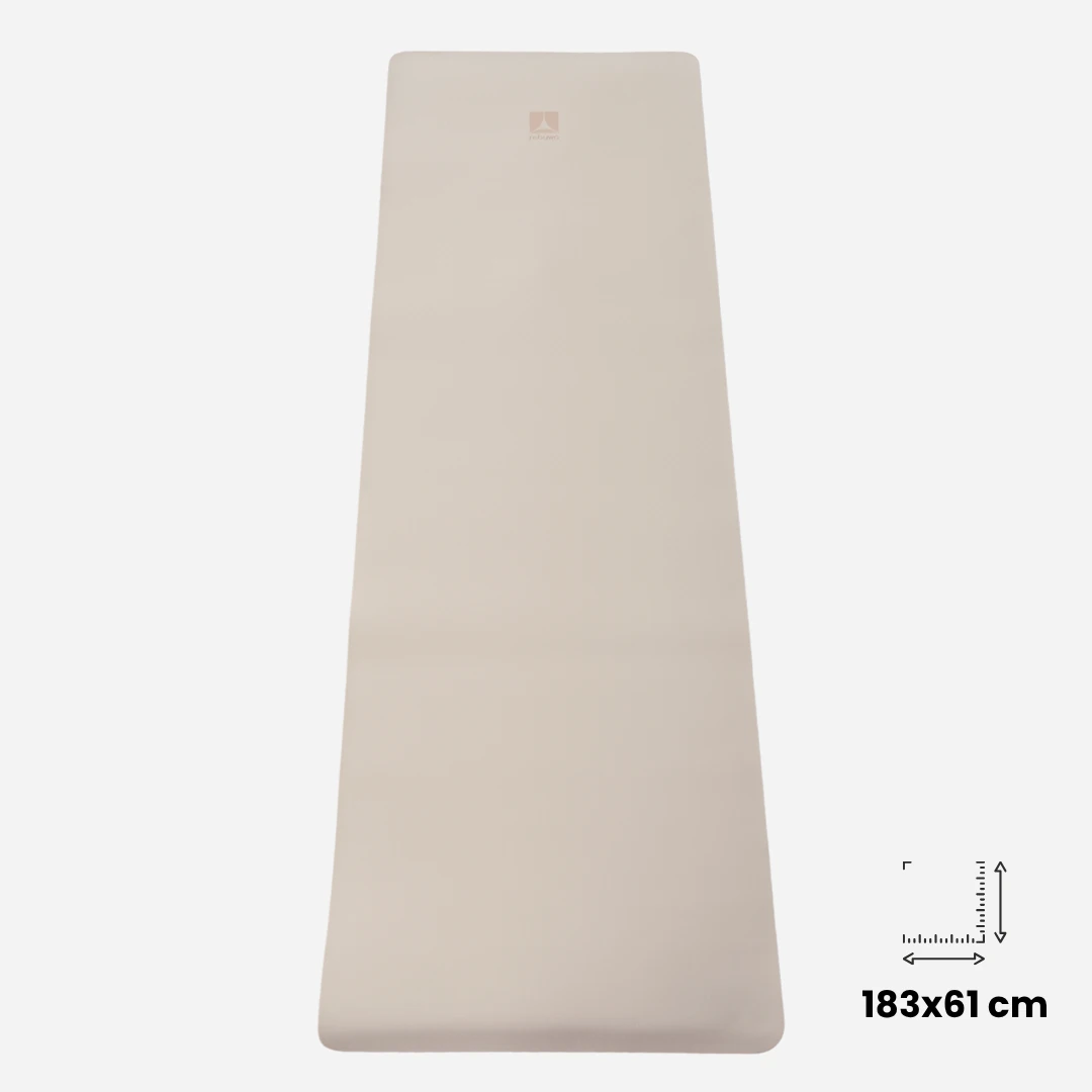 Rebuwo Çift Taraflı Armonia Yoga Pilates Matı 6mm Kaymaz Hafif Taşınabilir – Yeşil & Krem