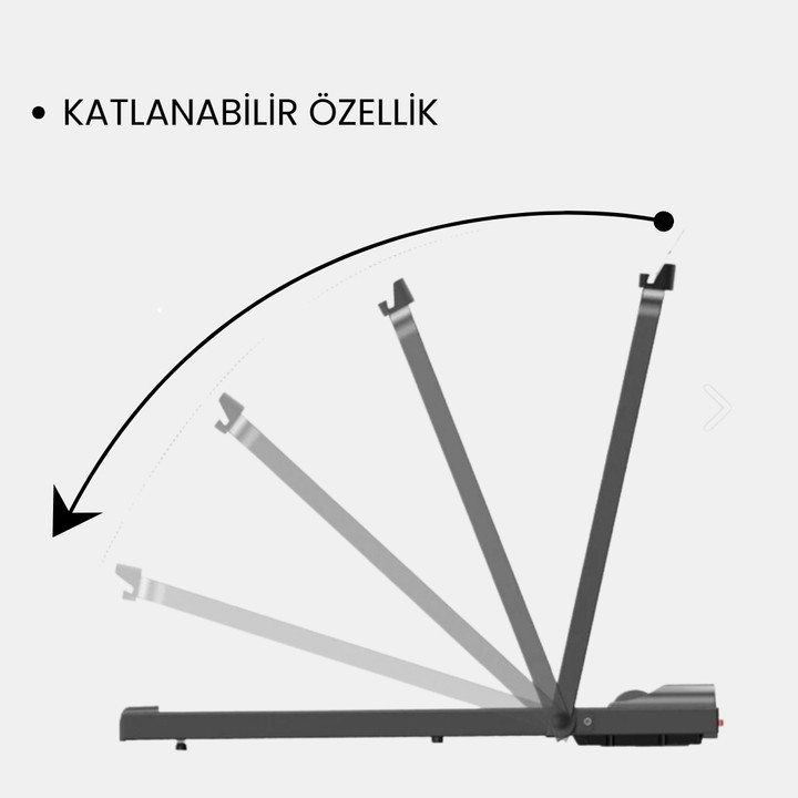 Rebuwo RW12 Bluetoothlu Uzaktan Kumandalı Katlanabilir Koşu Bandı Portatif Yürüyüş Bandı 1.5 HP Motor