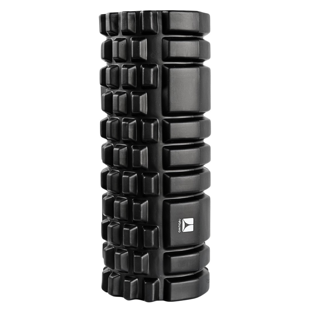 Yüksek Yoğunlukta Orta Sert Deluxe Foam Roller Masaj Köpüğü Pilates Masaj Rulosu Tırtıklı Yoga Roller Isınma Roller