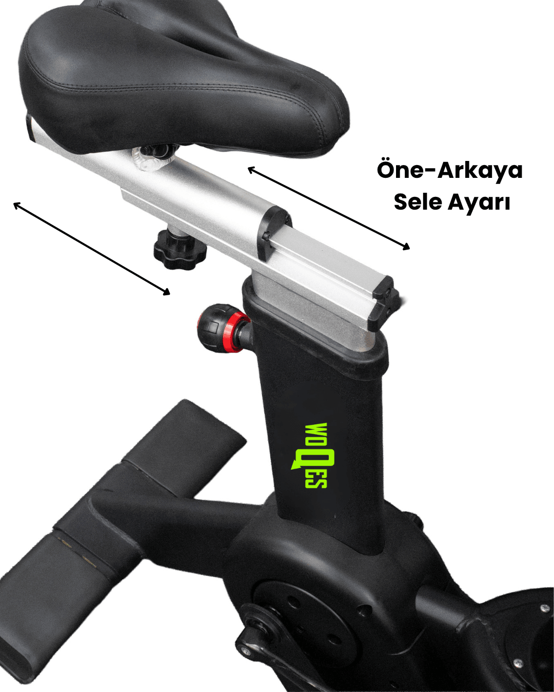 WOQES Air Bike Hava Dirençli Kondisyon Bisikleti