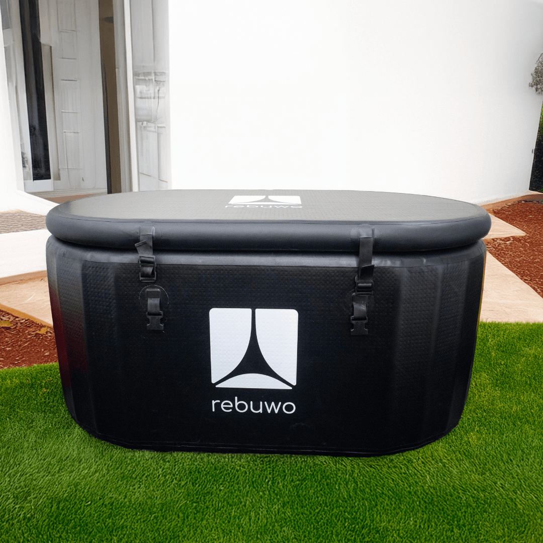 Rebuwo Sporcu Buz Küveti Büyük– 170 x 85 x 65 cm, 476 L Kapasite | Sporcular ve Soğuk Su Terapisi