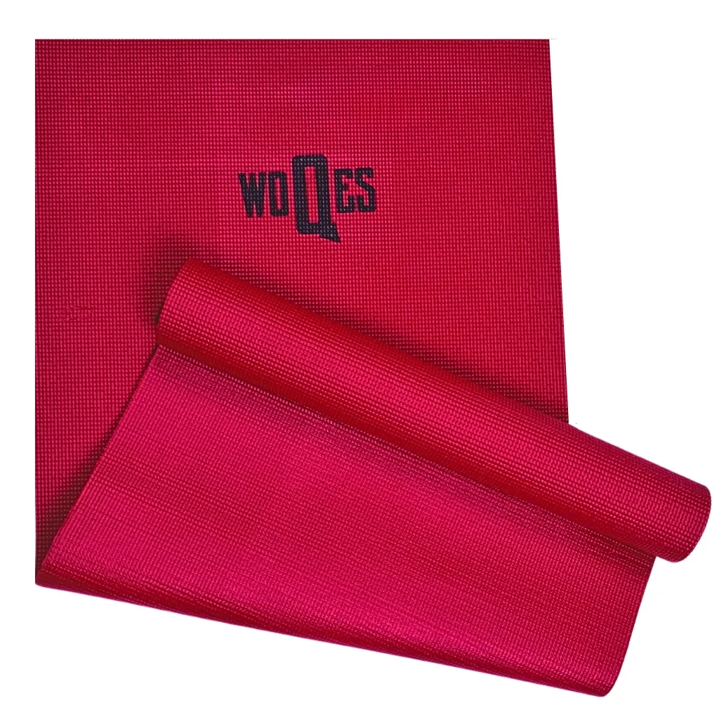 (OUTLET) WOQES Egzersiz Matı – 6mm Kalınlık | 173x61 cm | Kaymaz Pilates ve Fitness Matı