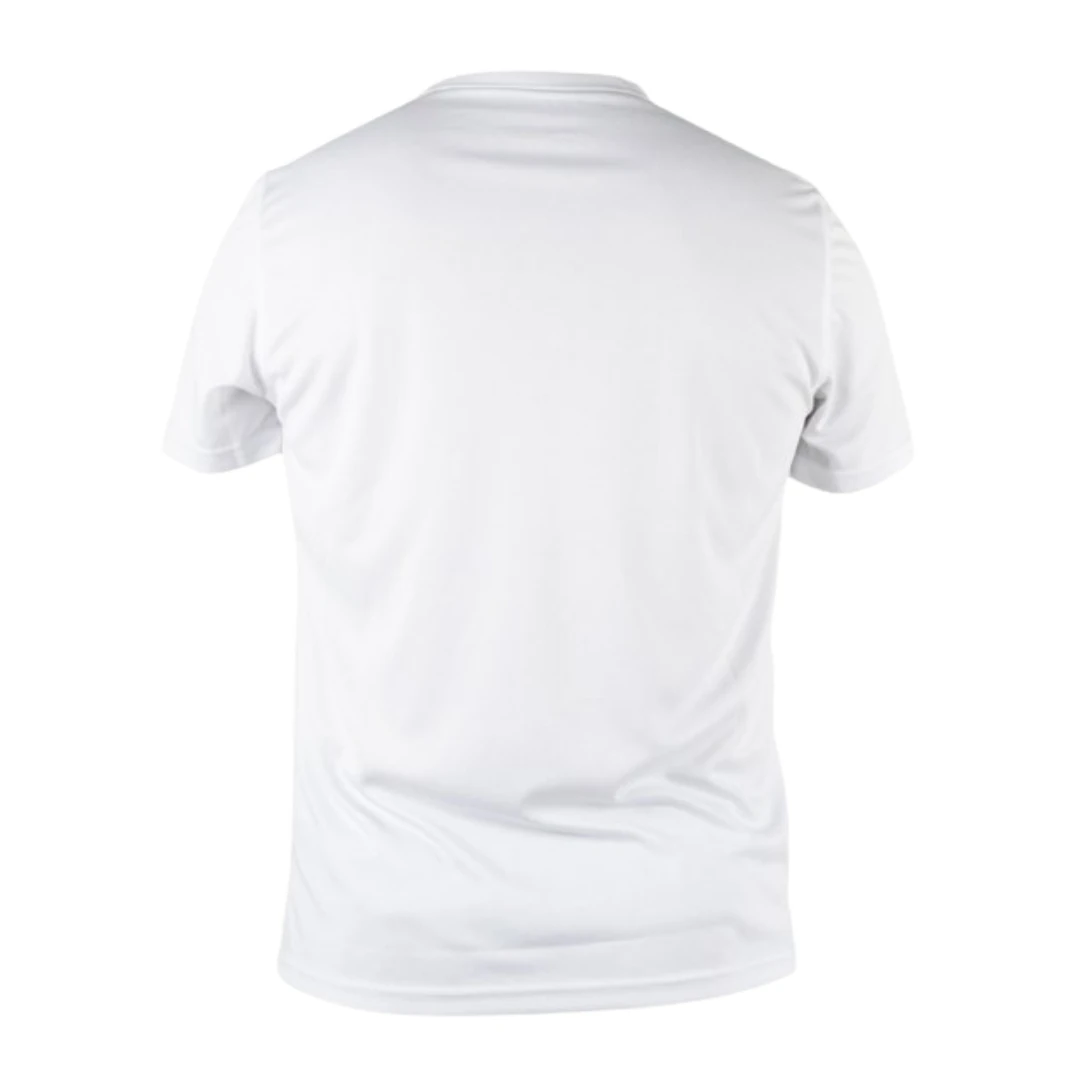 Rebuwo Erkek Beyaz Baskılı Tshirt- Bisiklet Yaka, Kısa Kollu,Nefes Alabilen Kumaş