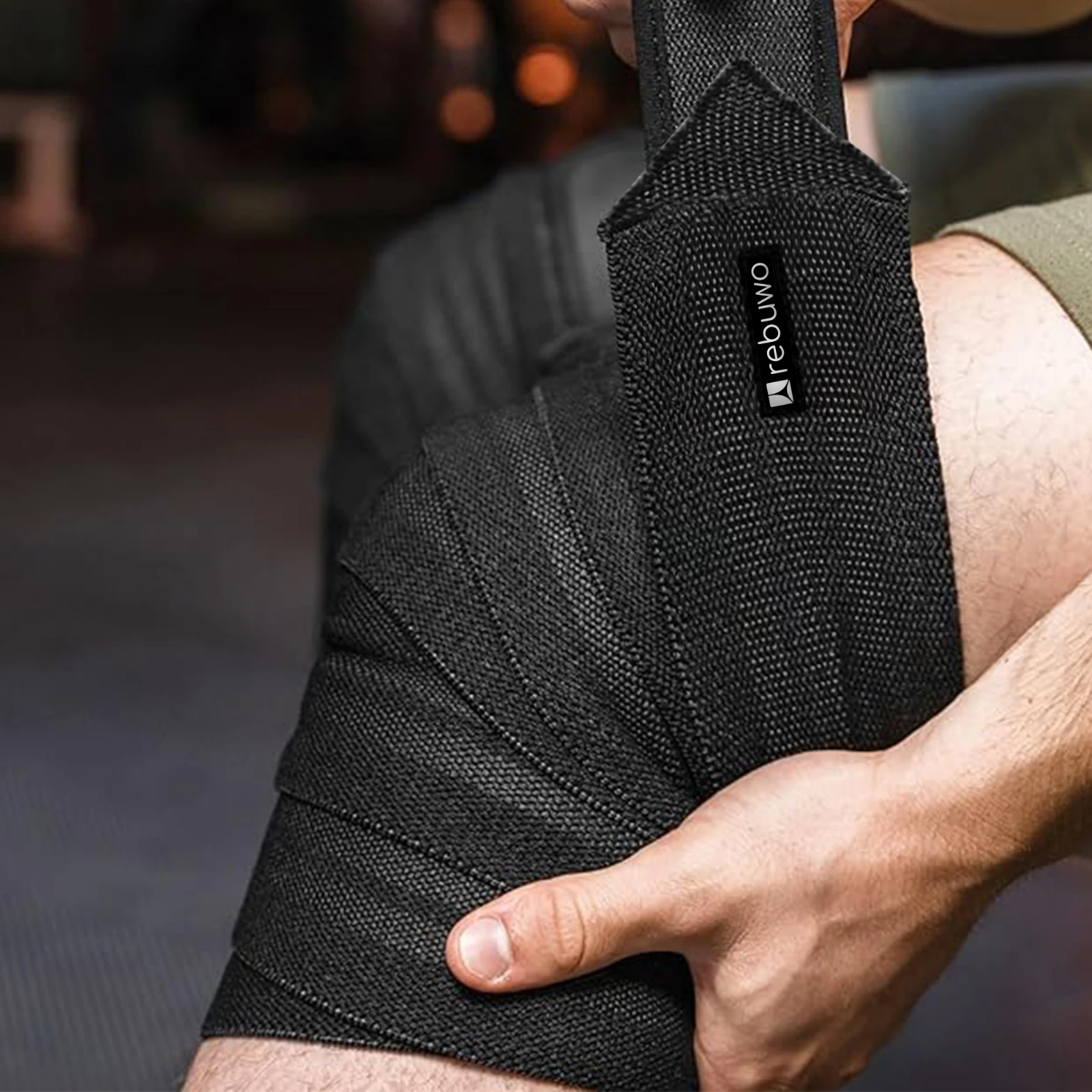 Rebuwo Fitness Knee Wraps Pro Knee Wraps