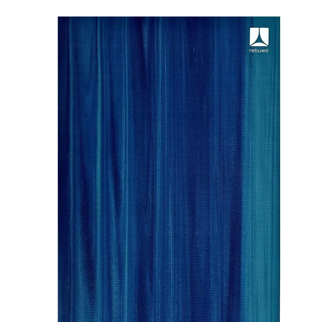 (OUTLET) Rebuwo PER Yoga Matı Mavi 5mm, Ekolojik Fitness Matı, Kaydırmaz, Blue, Non-Slip & Sustainable