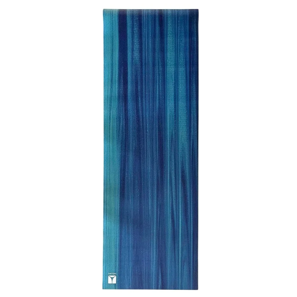 (OUTLET) Rebuwo PER Yoga Matı Mavi 5mm, Ekolojik Fitness Matı, Kaydırmaz, Blue, Non-Slip & Sustainable