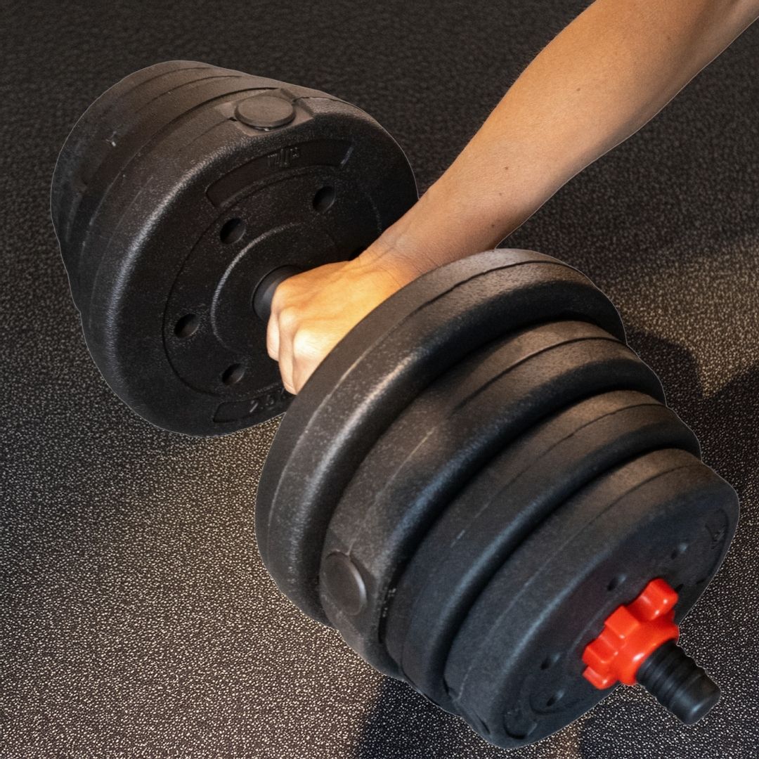 WOQES Çok Fonksiyonlu Dambıl Seti 28 kg – Ayarlanabilir Ağırlıklar (2.5-2-1.25-1 kg)