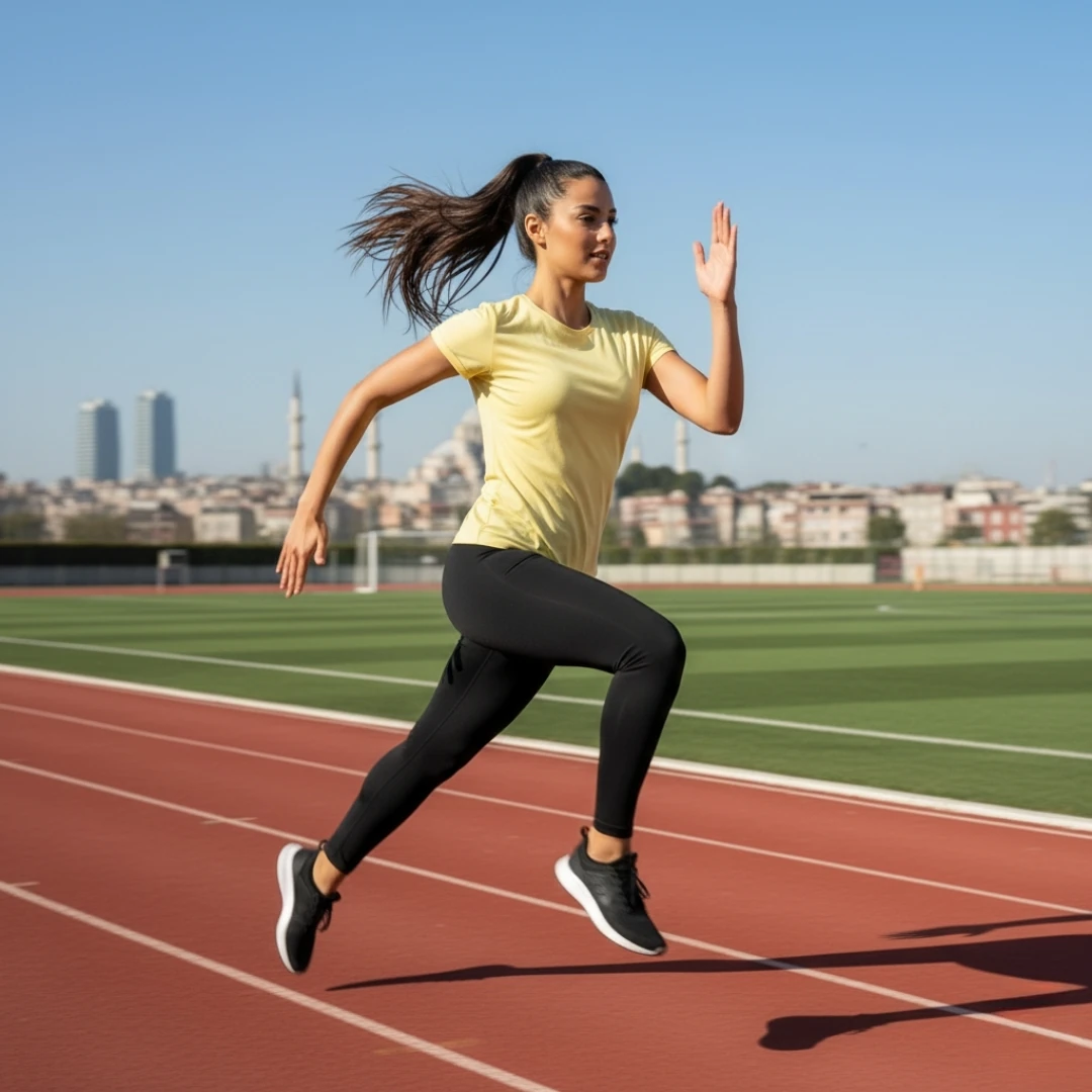 Rebuwo Kadın %100 Pamuk Sarı Tshirt - Bisiklet Yaka, Kısa Kollu, Nefes Alabilen Kumaş