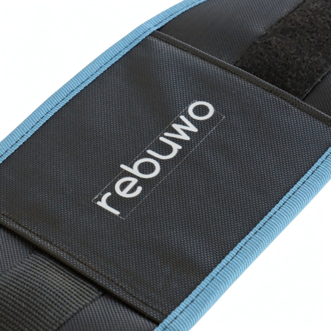 Rebuwo Profesyonel Halter Kaldırma Kemeri | Bel Destekli Ağırlık Kemeri (110 cm)