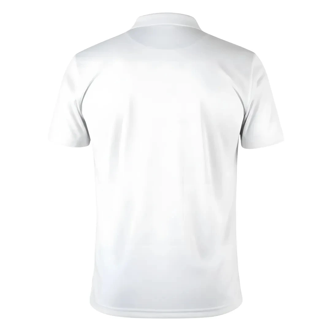 Rebuwo Erkek Beyaz Polo Yaka Spor Tshirt- Kısa Kollu,Nefes Alabilen Kumaş