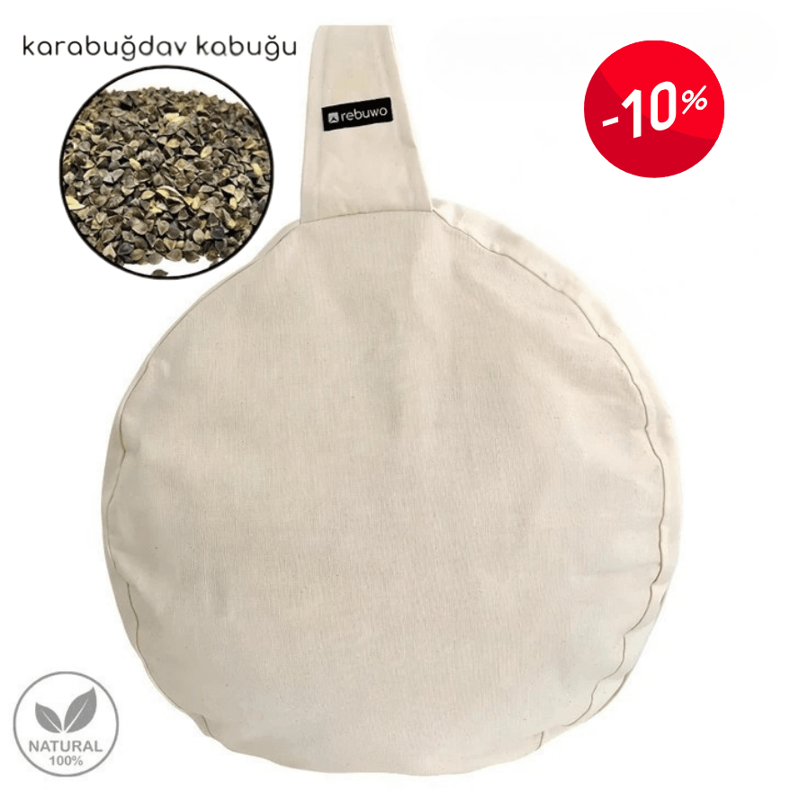 Rebuwo Karabuğday Kabuğu Dolgulu Meditasyon Minderi