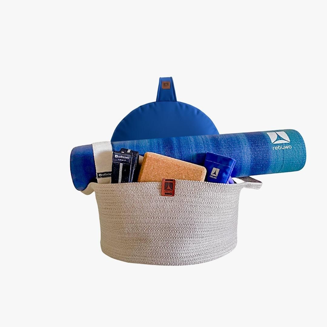 Rebuwo Yılbaşı Yoga & Meditasyon Sepeti Mavi Set