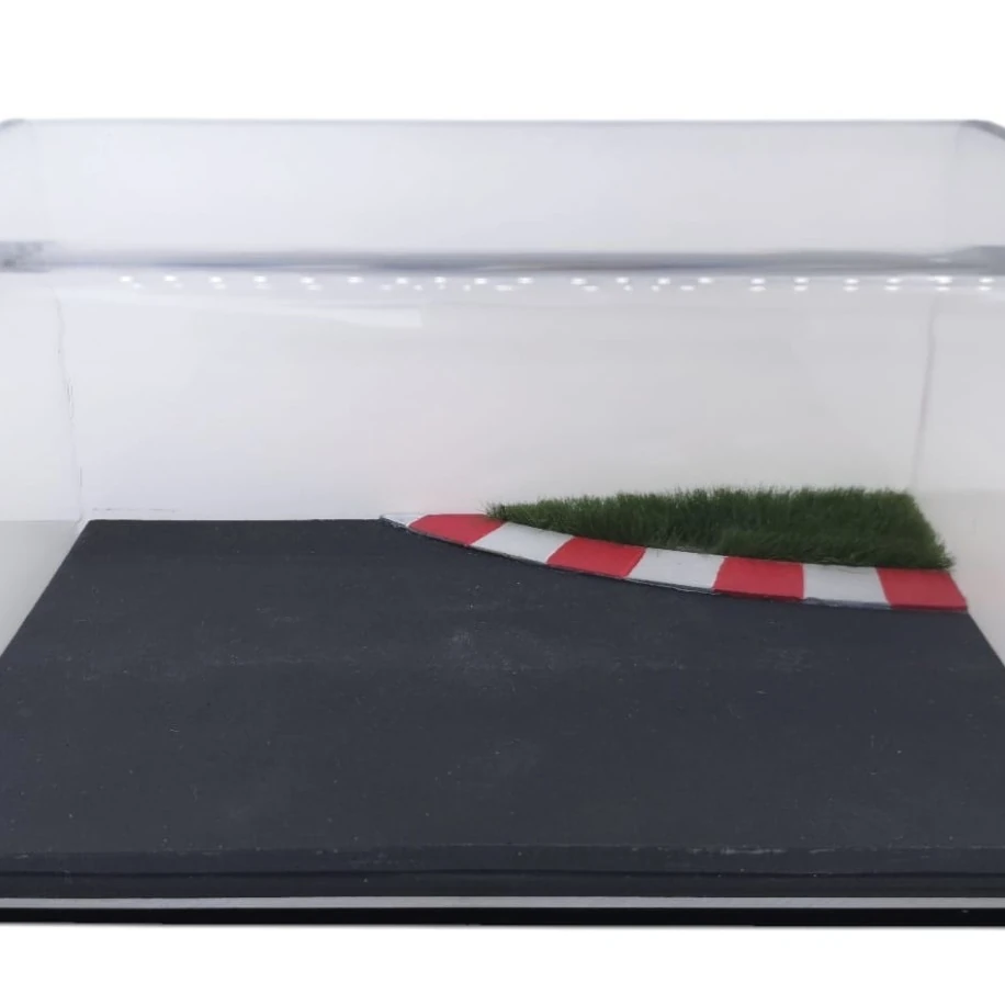 1/43-1/64 Ölçek Diecast Yarış Pisti Diorama Zemin ve Case
