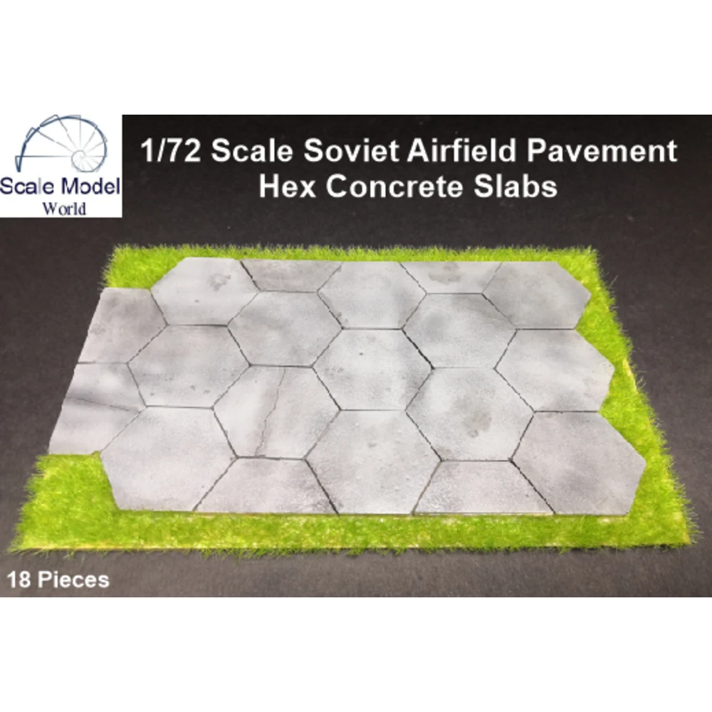 1/72 Soviet Hex Pist Zemini Blokları (18 Adet)