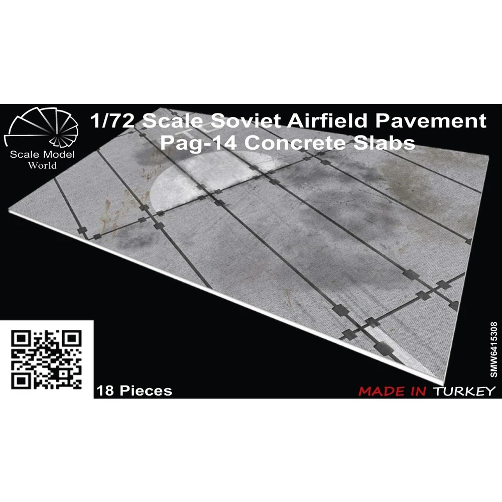 1/72 Soviet PAG-14 Modern Havaalanı Pist Zemin Blokları