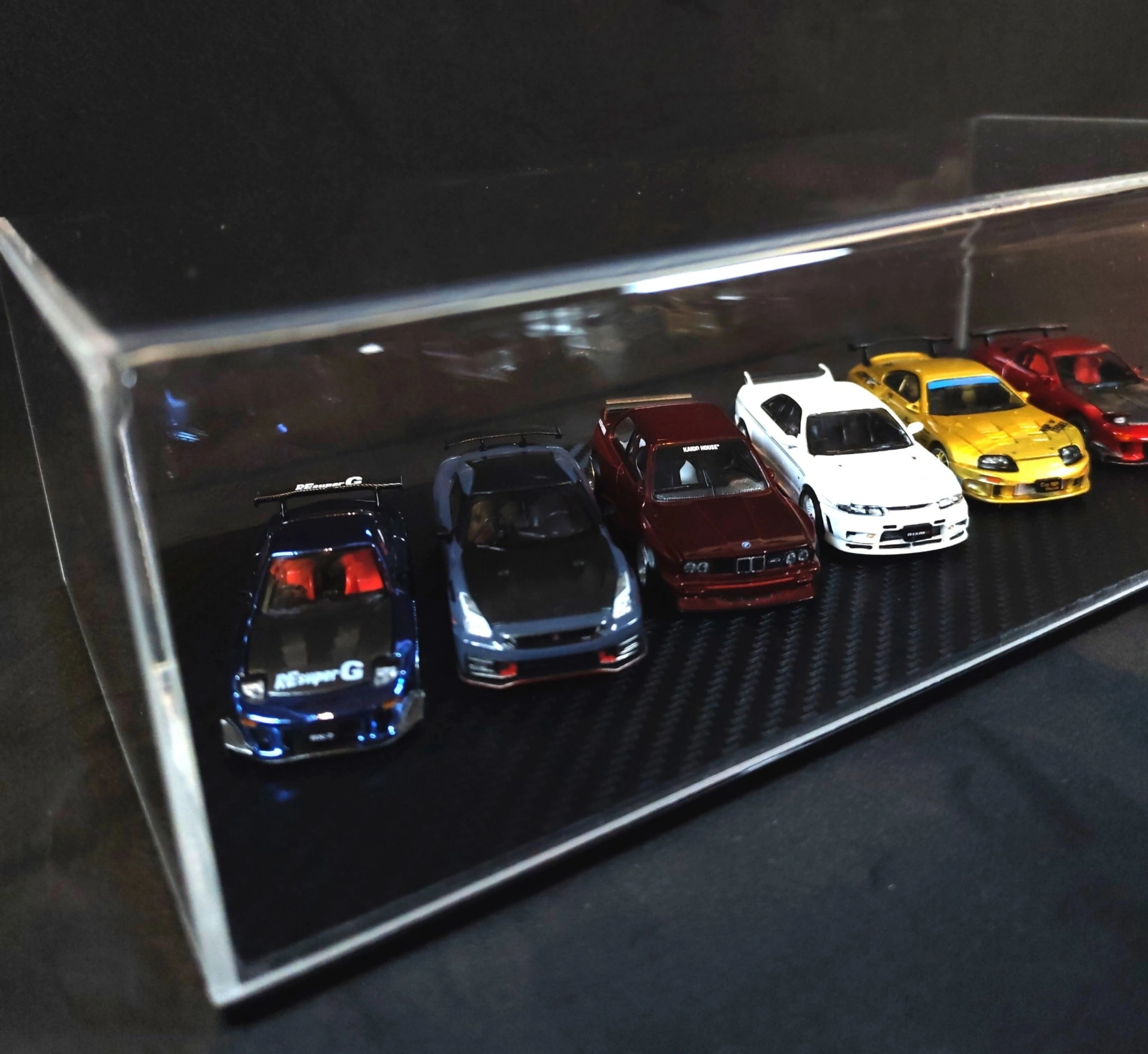 1/64 Scale Multi Display Case Clear Acrylic Diecast Showcase Cars ...