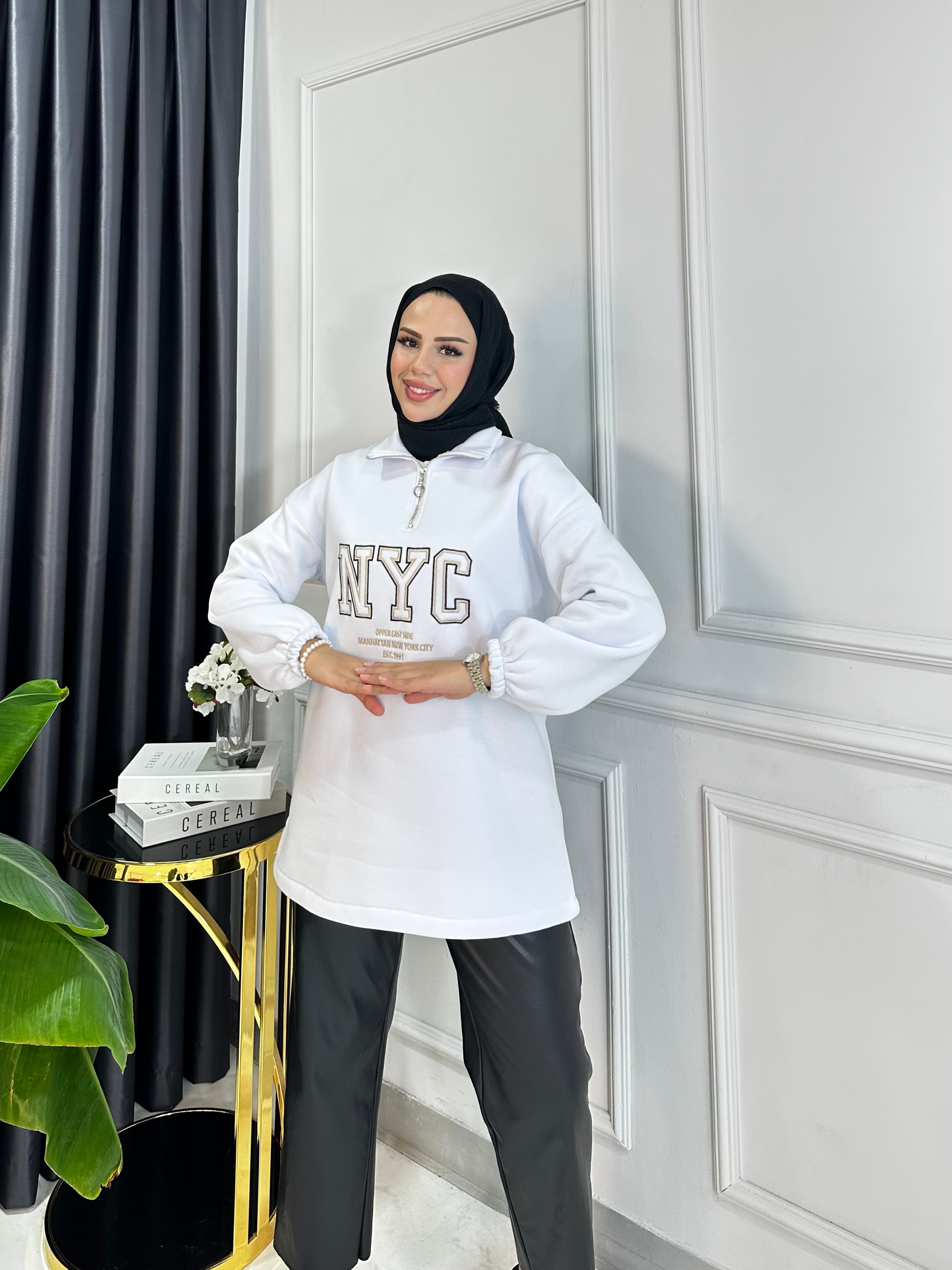 Nyc Şardonlu Sweat