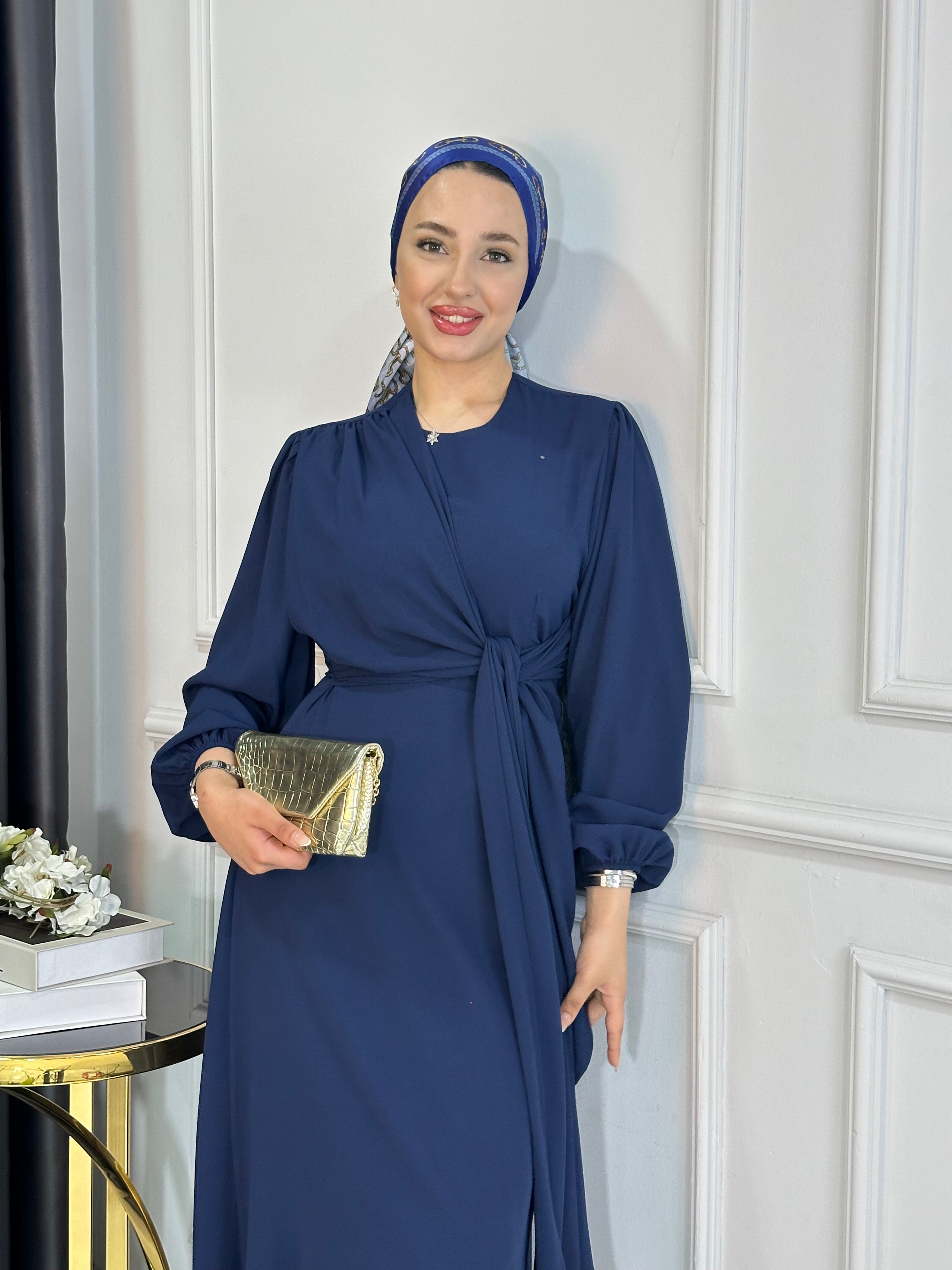 Sangu Bağlamalı Elbise