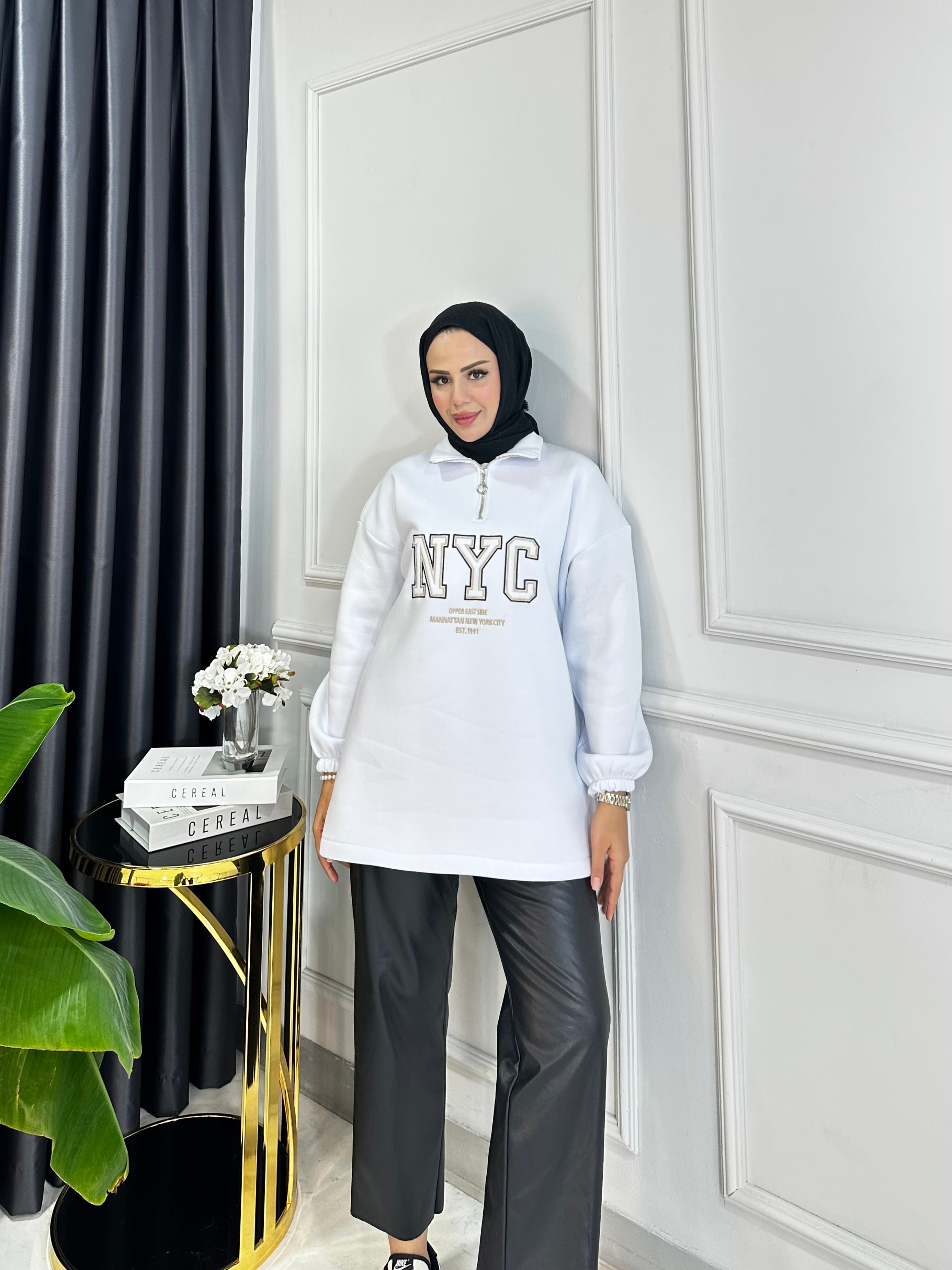 Nyc Şardonlu Sweat